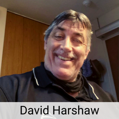 Volunteer David Harshaw